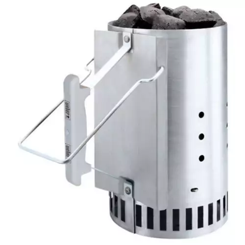 Weber Rapidfire Deluxe Chimney Starter 3 Weber Rapidfire Deluxe Chimney Starter