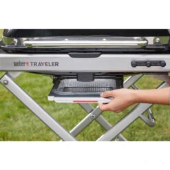 Weber Traveler Stealth Liquid Propane Portable Gril -Outdoor Grilling - Weber 8083346 A V6.eps High 37288.1677176575
