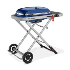 Weber Weber Traveler Portable Gas Grill - Deep Ocean Blue -Outdoor Grilling - Weber frbucjauksmn