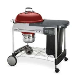 Weber Performer Deluxe Charcoal Grill - 22" Crimson