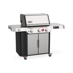 Weber GENESIS SX-335 Smart Gas Grill - Stainless Steel LP -Outdoor Grilling - Weber meaiyxnmydye