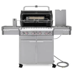 Weber Summit® S-470 Gas Grill - Stainless Steel Natural Gas -Outdoor Grilling - Weber memncaysqtnk