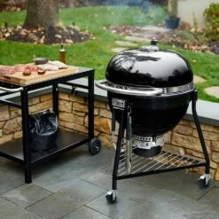 Weber Summit Kamado E6 Freestanding Charcoal Grill, 24-Inch (WEB-18201001) -Outdoor Grilling - Weber web 18201001 c 05 22