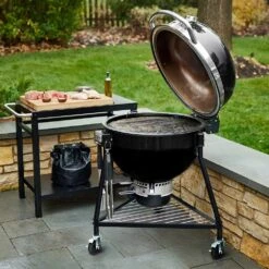 Weber Summit Kamado E6 Freestanding Charcoal Grill, 24-Inch (WEB-18201001) -Outdoor Grilling - Weber web 18201001 d 05 22