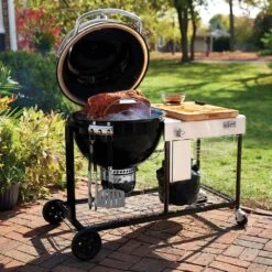Weber Summit Kamado S6 Freestanding Charcoal Grill Center With Gas Ignition, 24-Inch (WEB-18501101) -Outdoor Grilling - Weber web 18501101 e 05 22