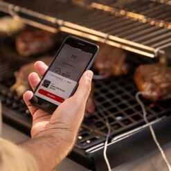 Weber Genesis Smart 4-Burner Freestanding Gas Grill With Sear Burner And Side Burner (WEB-SPX-435) -Outdoor Grilling - Weber web 35510001 feat f 05 22