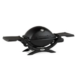 Weber Q1200 Portable Propane Gas Grill With Side Tables (WEB-Q1200) -Outdoor Grilling - Weber web 51010001 c 05 22