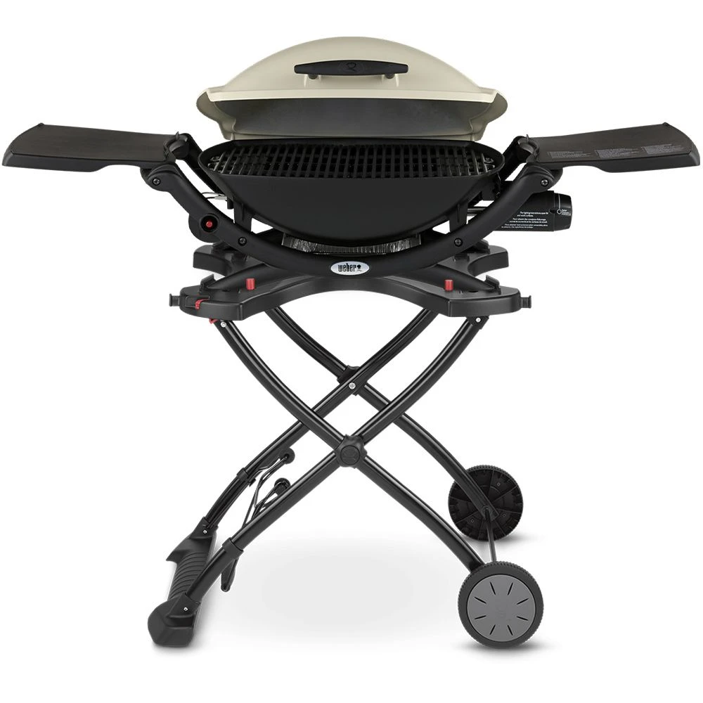 Weber Q2000 Portable Propane Gas Grill With Side Tables On Scissor Cart (WEB-53060001-WEB-6557) 4 Weber Q2000 Portable Propane Gas Grill With Side Tables On Scissor Cart (WEB-53060001-WEB-6557) - Image 2
