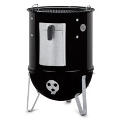 Weber Smokey Mountain Cooker Charcoal Smoker, 14-Inch (WEB-711001) -Outdoor Grilling - Weber web 711001 d 05 22