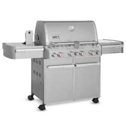 Weber Summit 4-Burner Freestanding Gas Grill With Rotisserie, Sear Station And Side Burner (WEB-E-S-470) -Outdoor Grilling - Weber web 7170001 c 05 22