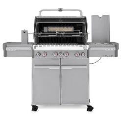Weber Summit 4-Burner Freestanding Gas Grill With Rotisserie, Sear Station And Side Burner (WEB-E-S-470) -Outdoor Grilling - Weber web 7170001 d 05 22