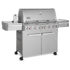 Weber Summit 6-Burner Freestanding Gas Grill With Rotisserie, Sear Station And Side Burner (WEB-E-S-670) -Outdoor Grilling - Weber web 7370001 c 05 22