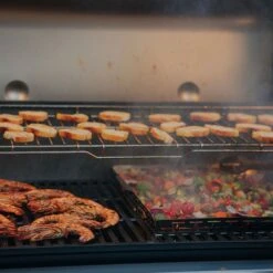 Weber Genesis Smart 3-Burner Freestanding Gas Grill With Sear Burner And Side Burner (WEB-EX-SX-335) -Outdoor Grilling - Weber web ex sx 335 feat b 05 22