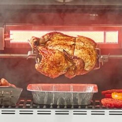 Weber Summit 4-Burner Built-In Gas Grill With Rotisserie, Sear Station And Access Doors (WEB-S-460) -Outdoor Grilling - Weber web s 460 feat b 05 22 1